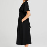 Robe Femme | Classique structuré fluide | Essentiel pour Été