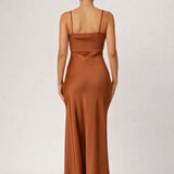 Robe longue Femme | chic & glamour | fente latérale audacieuse pour Été