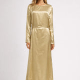 Robe longue Femme | chic & élégant | ceinture fine pour Printemps