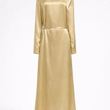 Robe longue Femme | chic & élégant | ceinture fine pour Printemps