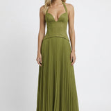 Robe longue Femme | soirée & cérémonie | corset lacé dos pour Printemps