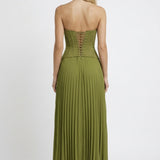 Robe longue Femme | soirée & cérémonie | corset lacé dos pour Printemps