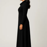 Robe Femme maxi | Intemporel épuré | Silhouette longue fluide pour Automne