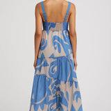 Robe Femme | Midi | Imprimée | ligne ample pour Été