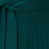 Robe Femme | Midi | Élégante | plissé fluide pour Mi-Saison