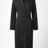 Robe midi Femme | chic & élégante | fermeture asymétrique pour Automne