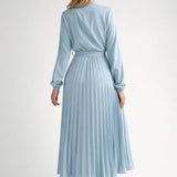 Robe midi Femme | élégante & fluide | jupe plissée pour Printemps