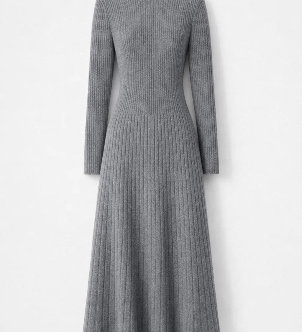 Robe midi Femme | pull | taille cintrée élégante pour Printemps