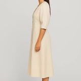 Robe Femme midi | Chic structuré | Premium pour Printemps