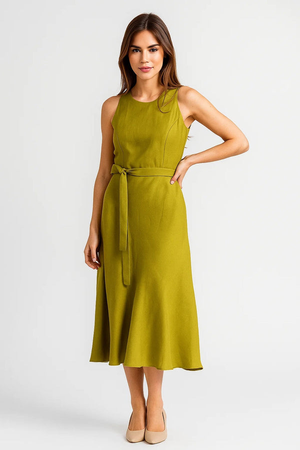 Robe Femme midi | Classique fluide | Confort pour Été