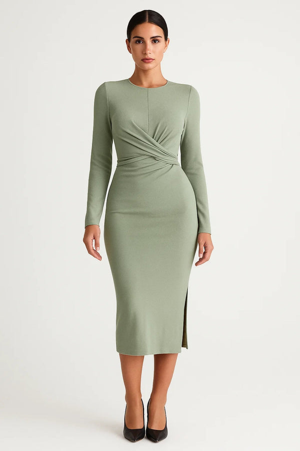 Robe Femme midi | Slim fit ajusté | Premium pour Mi-Saison