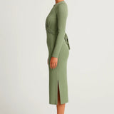 Robe Femme midi | Slim fit ajusté | Premium pour Mi-Saison