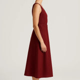 Robe Femme | Midi | Élégante | silhouette ajustée pour Mi-Saison
