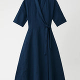 Robe Femme midi | Classique structuré | Essentiel pour Mi-Saison