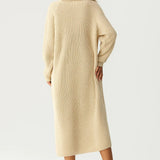 Robe Femme | Midi | Décontractée | maille texturée pour Hiver