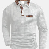 BEEKMAN | POLO À MOTIF À CARREAUX