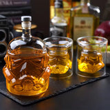 Ensemble de Bouteille de Whisky et Verres
