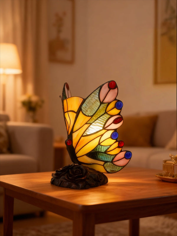 SUNWING | Lampe avec des ailes en mosaïque jaune