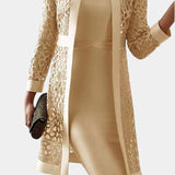 Freya Ensemble de Robe Deux Pièces avec Dentelle