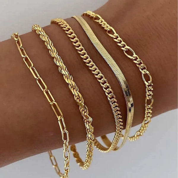 Set de bracelets Ellis Renner | Doré