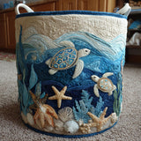 Panier rembourré Tortue | Panier fait main