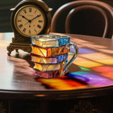 Tasse 3D faite à la main pour les amateurs de livres