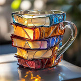 Tasse 3D faite à la main pour les amateurs de livres