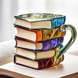 Tasse artistique 3D "Aurora - Motif de livre"