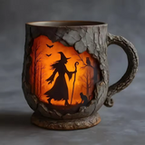 Tasse artistique 3D "Halloween - Sorcière"