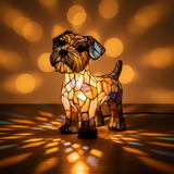 Terrier avec tête de "stolthead"