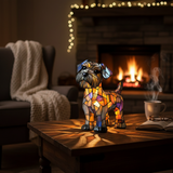 Terrier avec tête de "stolthead"