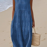 Rosa | Robe Midi Brodée