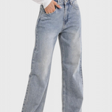 Jeans Roxy Vintage Effilochés Taille Haute