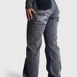 Jeans Roxy Vintage Effilochés Taille Haute