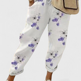 Alba Pantalon Large Taille Haute