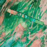 Inna Pantalons Droits Taille Haute avec Imprimé Marbre