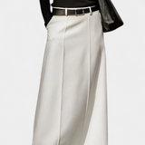 Jupe Ada H-Line Unie au Style Urbain Moderne