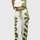 Ensemble Serafina Sans Manches Floral Boho