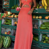 Chloe - Robe élastique Eleanor Tie-dye