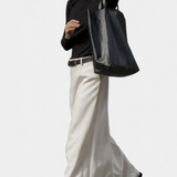 Jupe Ada H-Line Unie au Style Urbain Moderne