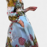 Ensemble Élégant Imprimé Chemise et Pantalon Fluide Sanne