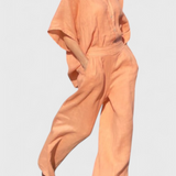 Ensemble Casual d'Été en Coton-Lin Adesua