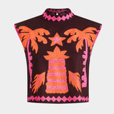 Ensemble Top et Jupe Courte Sloan Palmier Coco