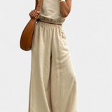 Portia Ensemble en Coton et Lin avec Ouverture Latérale