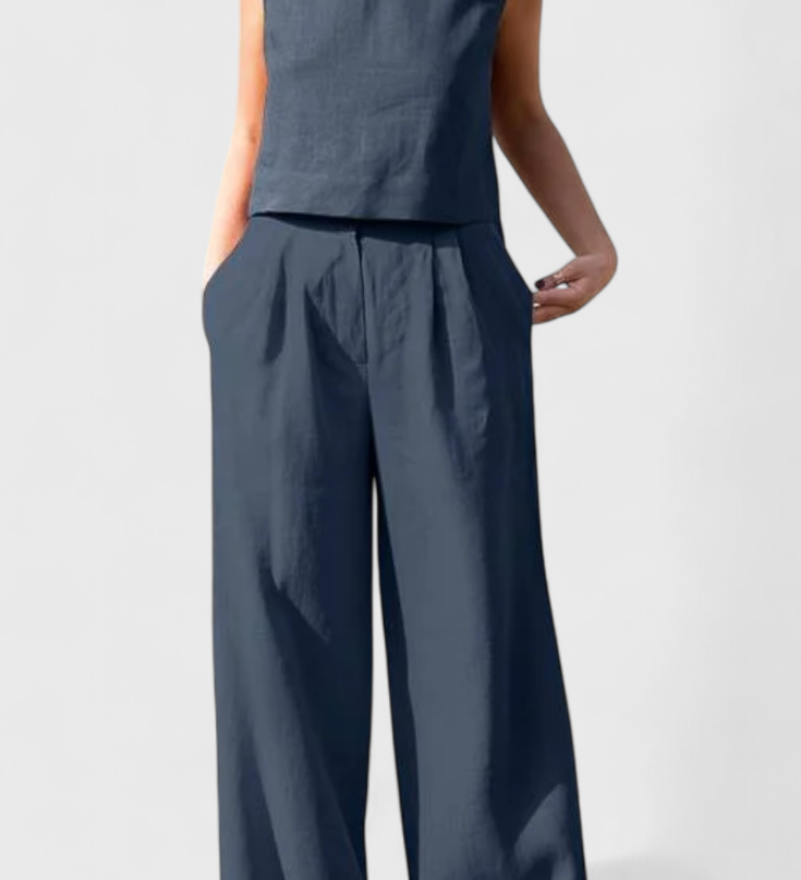 Ensemble Vintage Sans Manches Yvanne