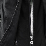 Lucía | Veste en cuir pour femme avec capuche