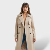 Manteau Trench Long Élégant pour Dames