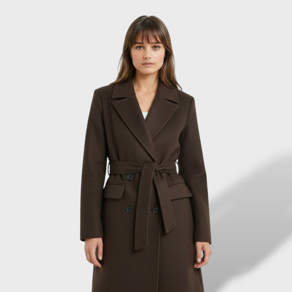 Manteau Long Femme Double Boutonnage