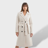 Manteau Long Femme Double Boutonnage