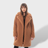 Manteau Teddy Long Femme | Chaud et Élégant